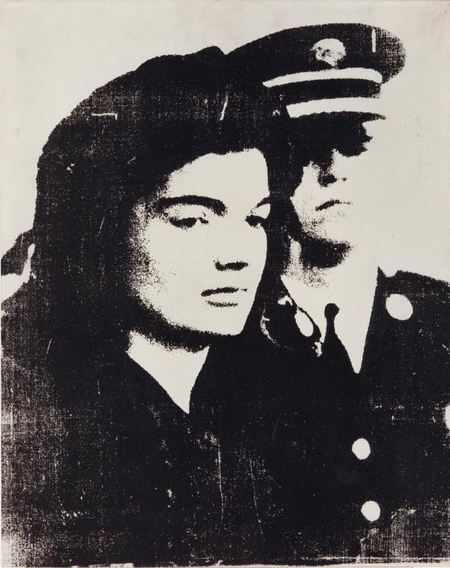 <p>Andy Warhol, <em>Jacqueline</em>,<strong><em> </em></strong>1964.</p>
