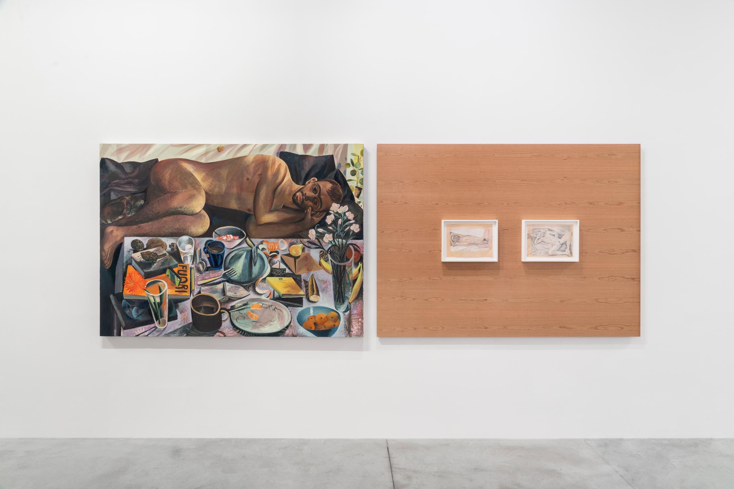 “Louis Fratino. Satura”, exhibition view, curated by Stefano Collicelli Cagol, Centro per l’arte contemporanea Luigi Pecci, Prato, 2024. Ph. Alessandro Saletta - DSL Studio
