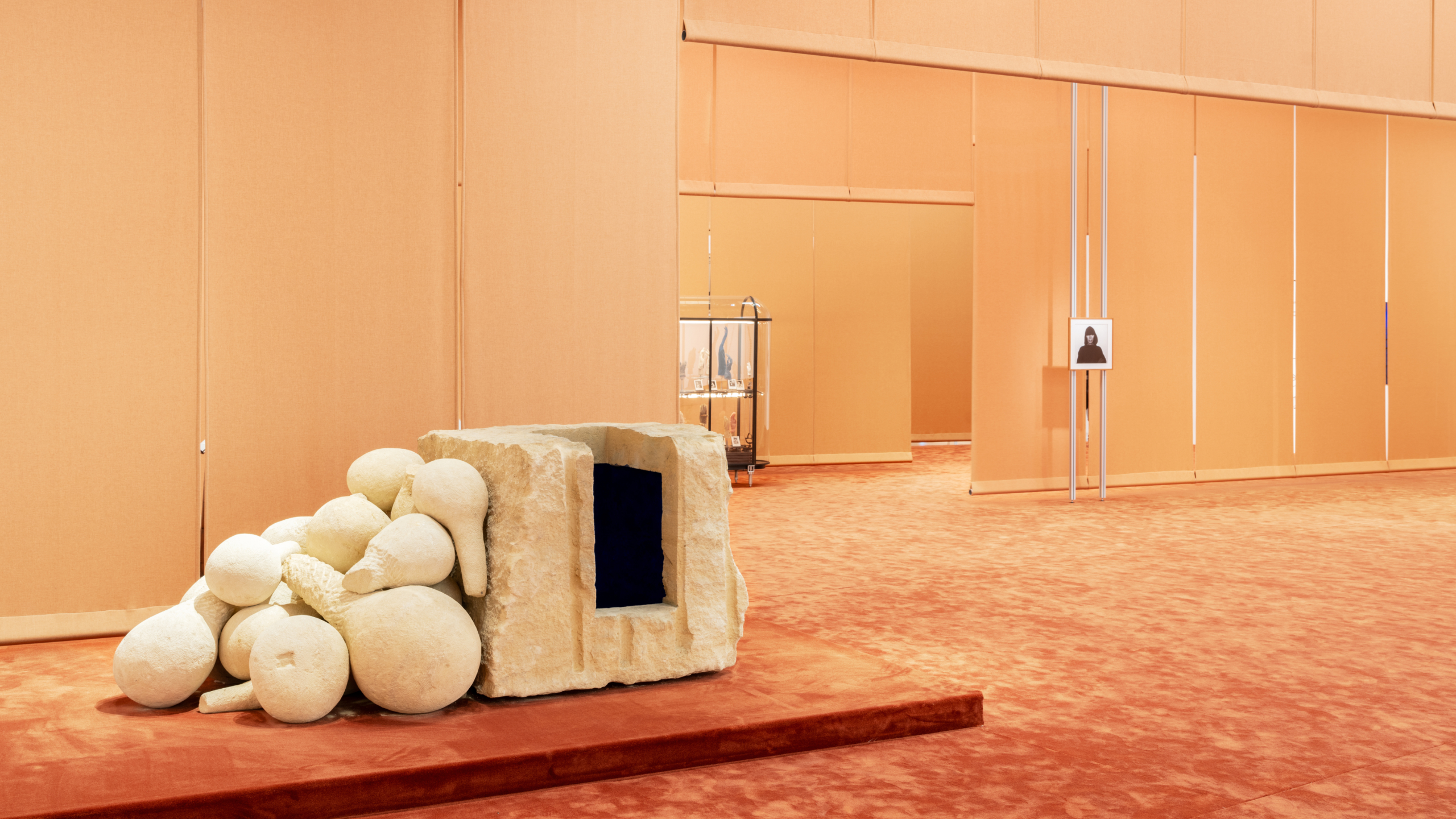 “Eccentrica”, exhibition view, curated by Stefano Collicelli Cagol, exhibition design by Formafantasma. Centro per l’arte contemporanea Luigi Pecci, Prato, 2024.