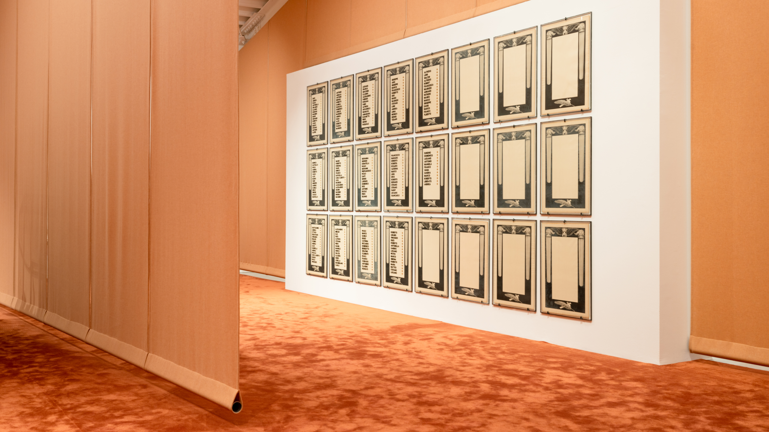 “Eccentrica”, exhibition view, curated by Stefano Collicelli Cagol, exhibition design by Formafantasma. Centro per l’arte contemporanea Luigi Pecci, Prato, 2024.