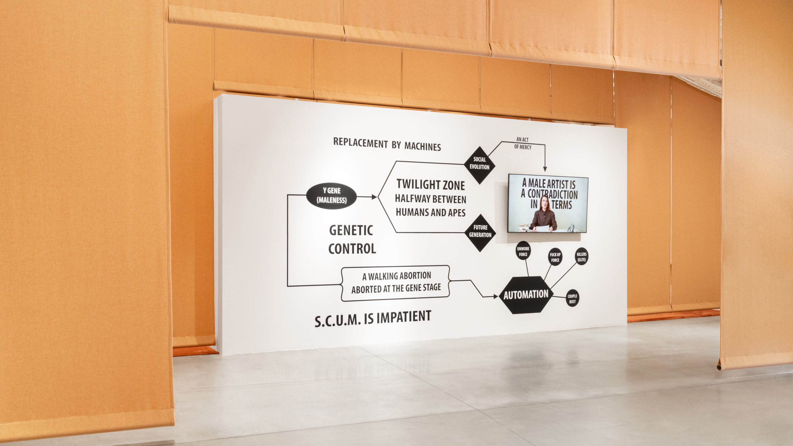“Eccentrica”, exhibition view, curated by Stefano Collicelli Cagol, exhibition design by Formafantasma. Centro per l’arte contemporanea Luigi Pecci, Prato, 2024.