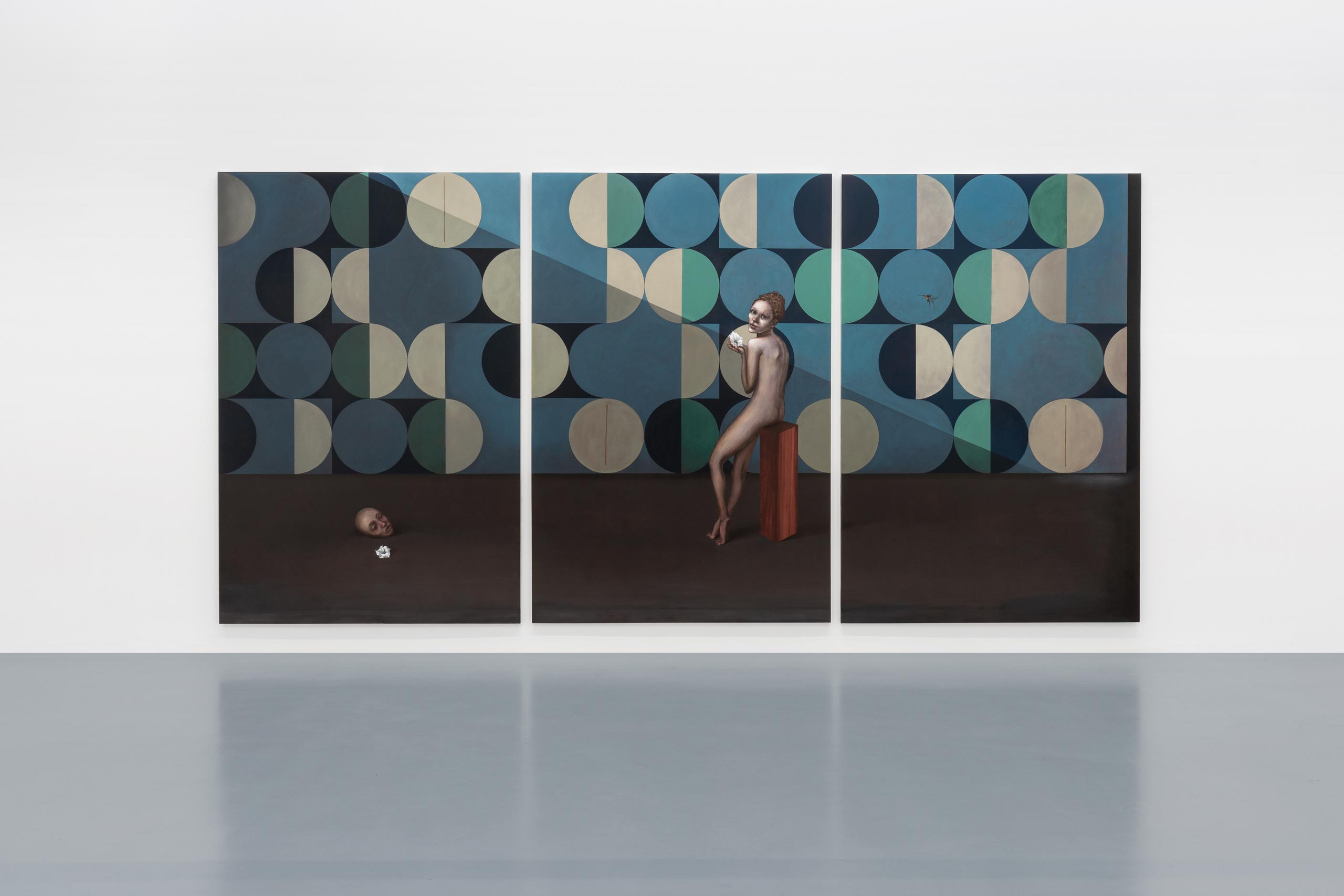 Visit to the exhibition “Margherita Manzelli. Le signorine”, curated by Stefano Collicelli Cagol, Centro per l’arte contemporanea Luigi Pecci, Prato, 2025. Picture by: Alessandro Saletta, Agnese Bedini – DSL Studio