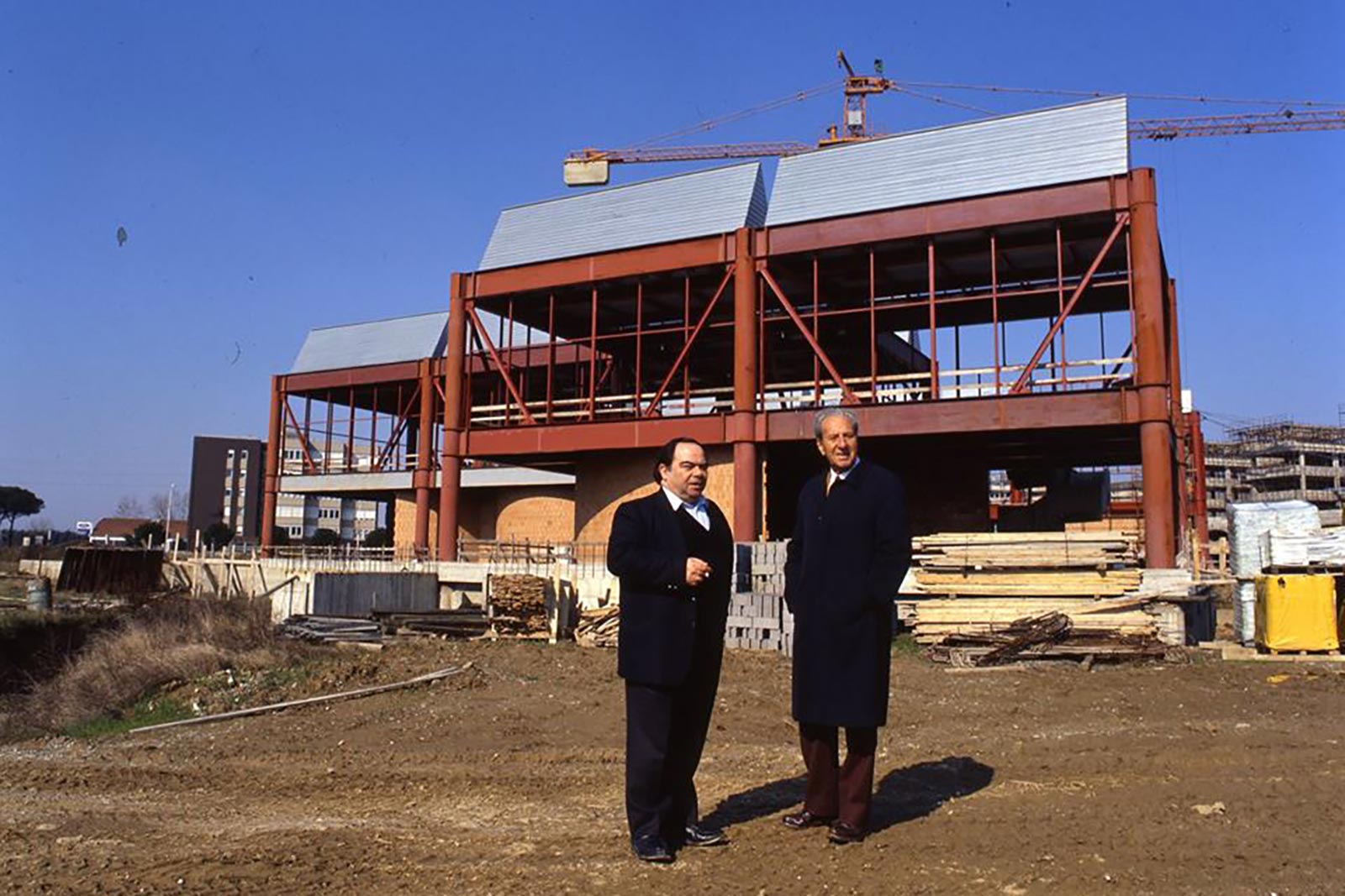Enrico Pecci with Amnon Barzel, 1988