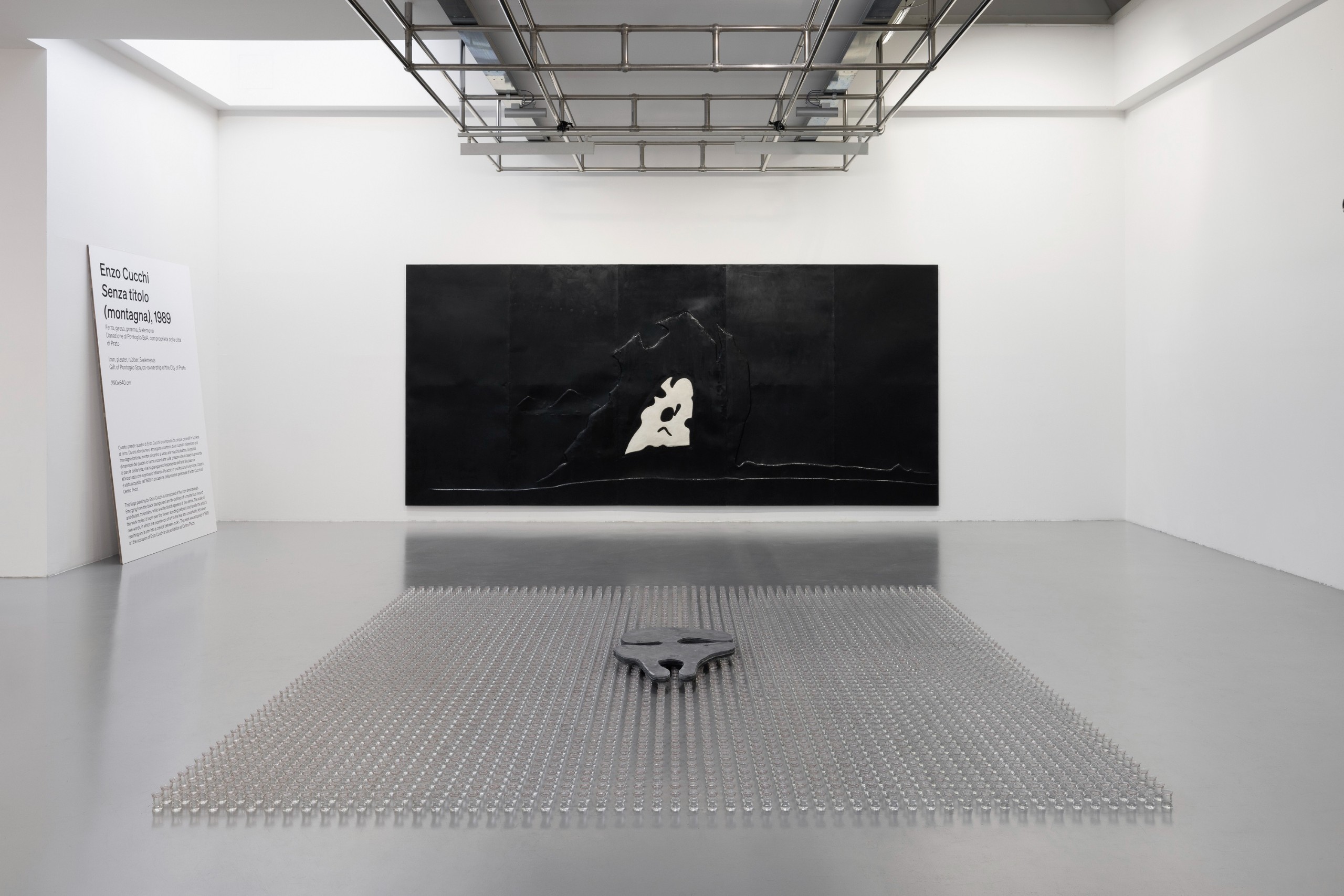 Smisurata, Enzo Cucchi, Jannis Kounellis, Centro Pecci. Ph. Andrea Rossetti