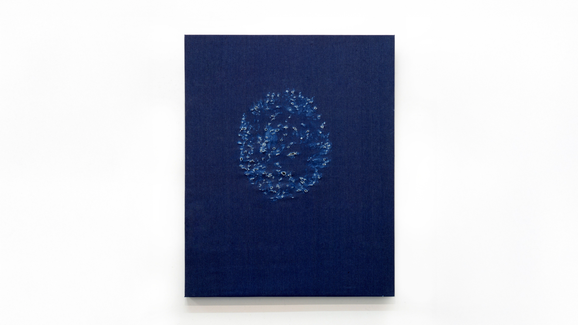 Sylive Fleury, Concetto Spaziale Jeans, 1992