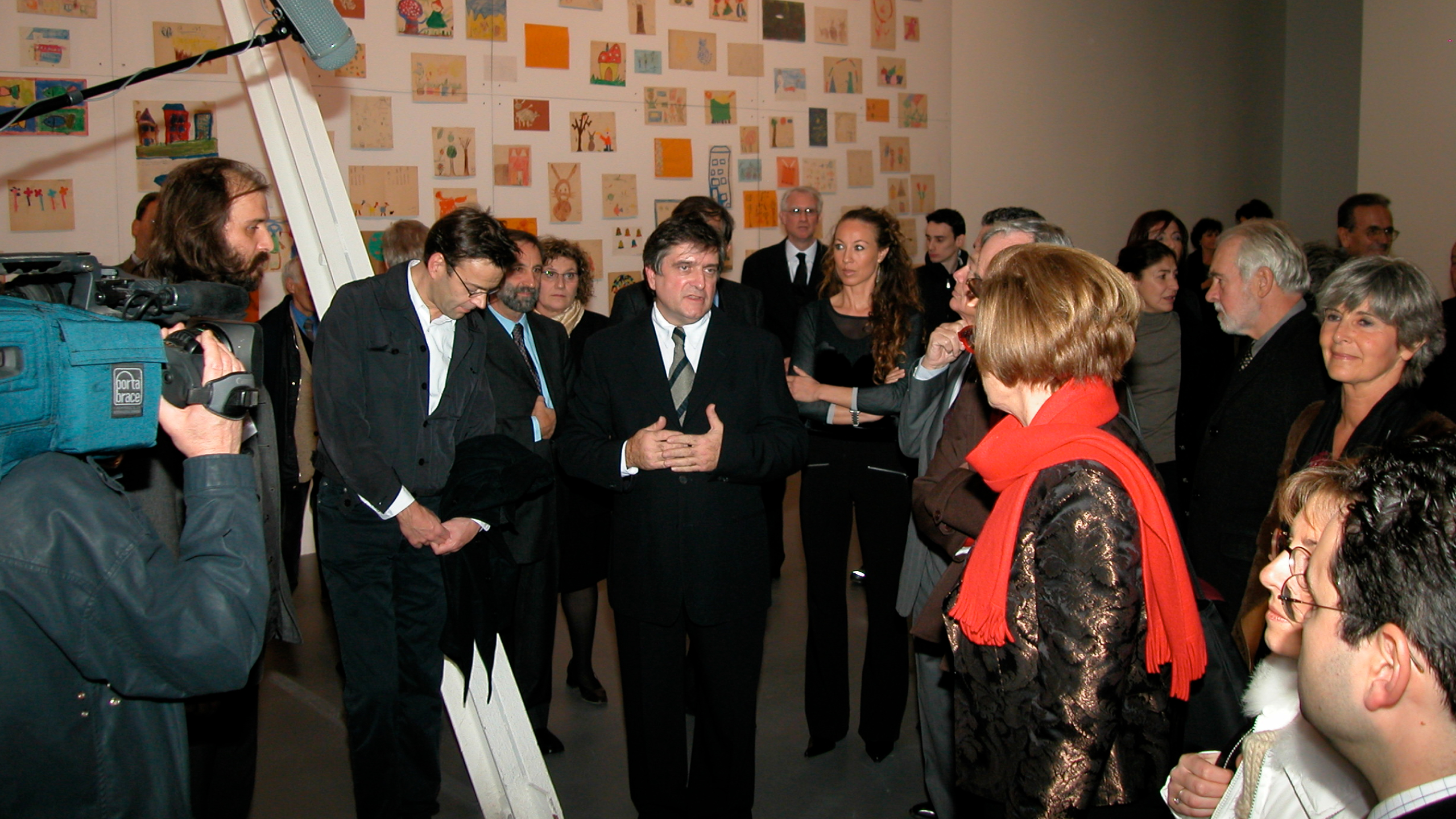 Daniel Soutif, opening della mostra di Wim Delvoye "Fabrica" (1 novembre 2003 - 6 gennaio 2004)