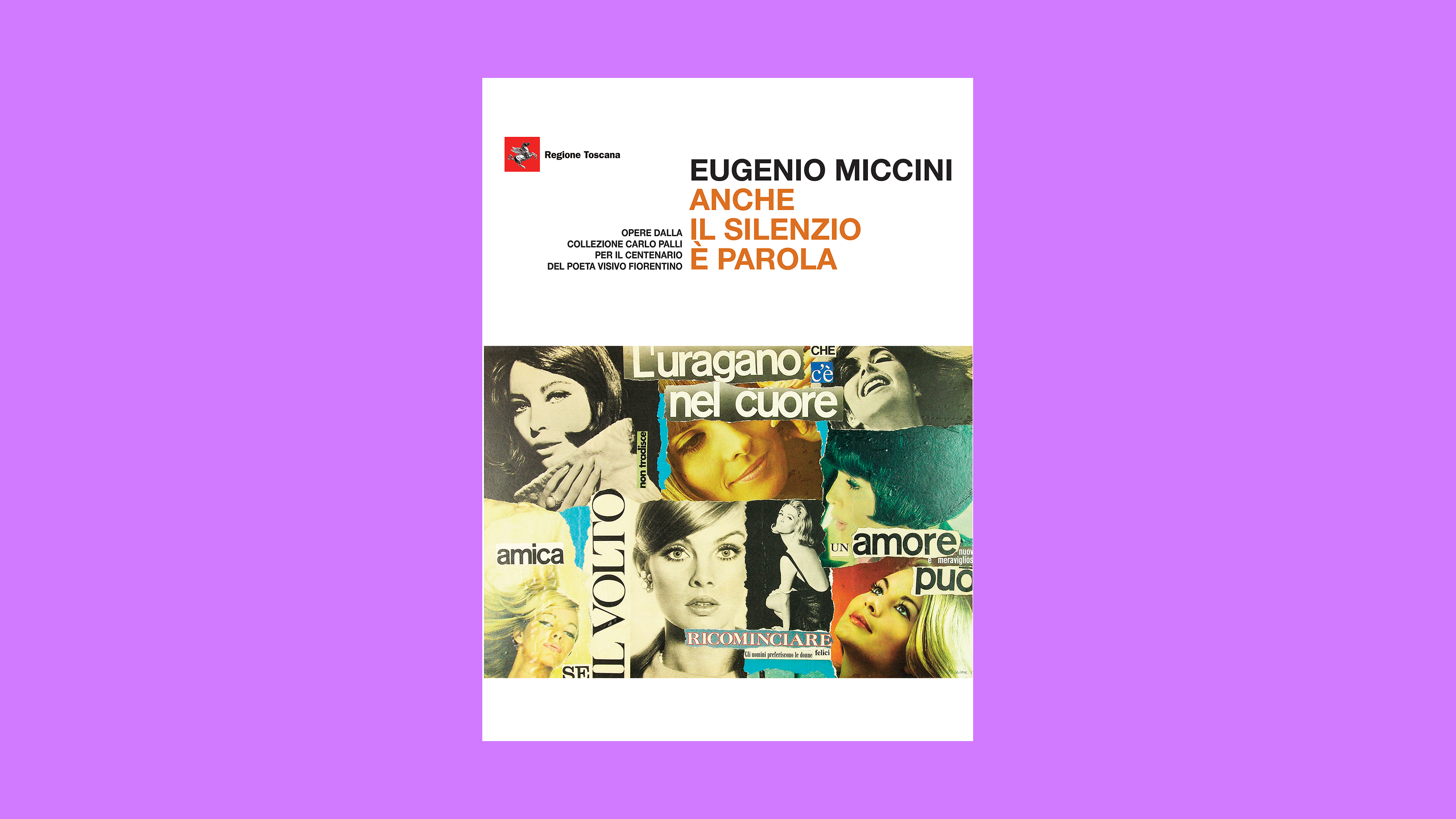 Catalogo "Eugenio Miccini. Anche il silenzio è parola"