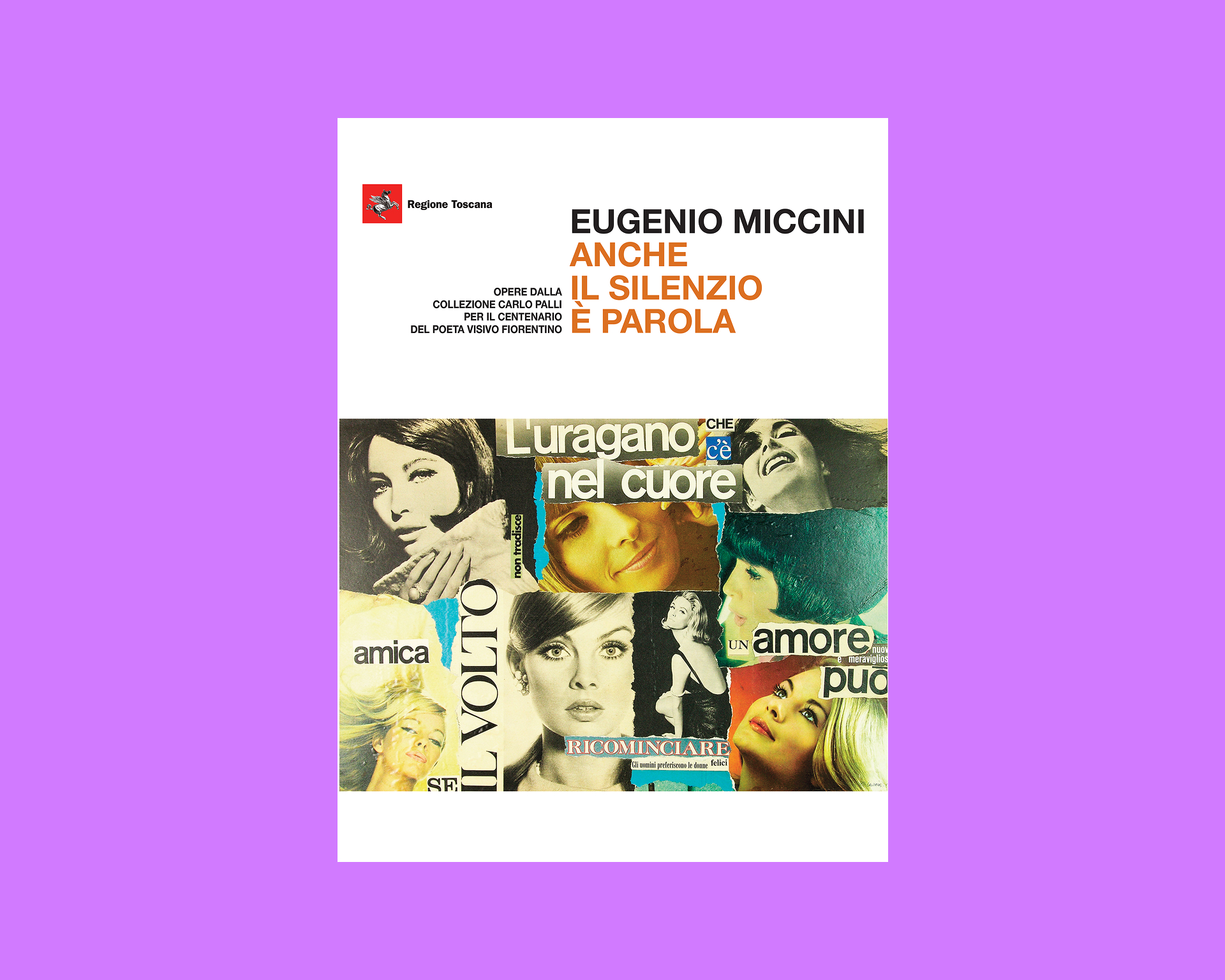 Catalogo "Eugenio Miccini. Anche il silenzio è parola"