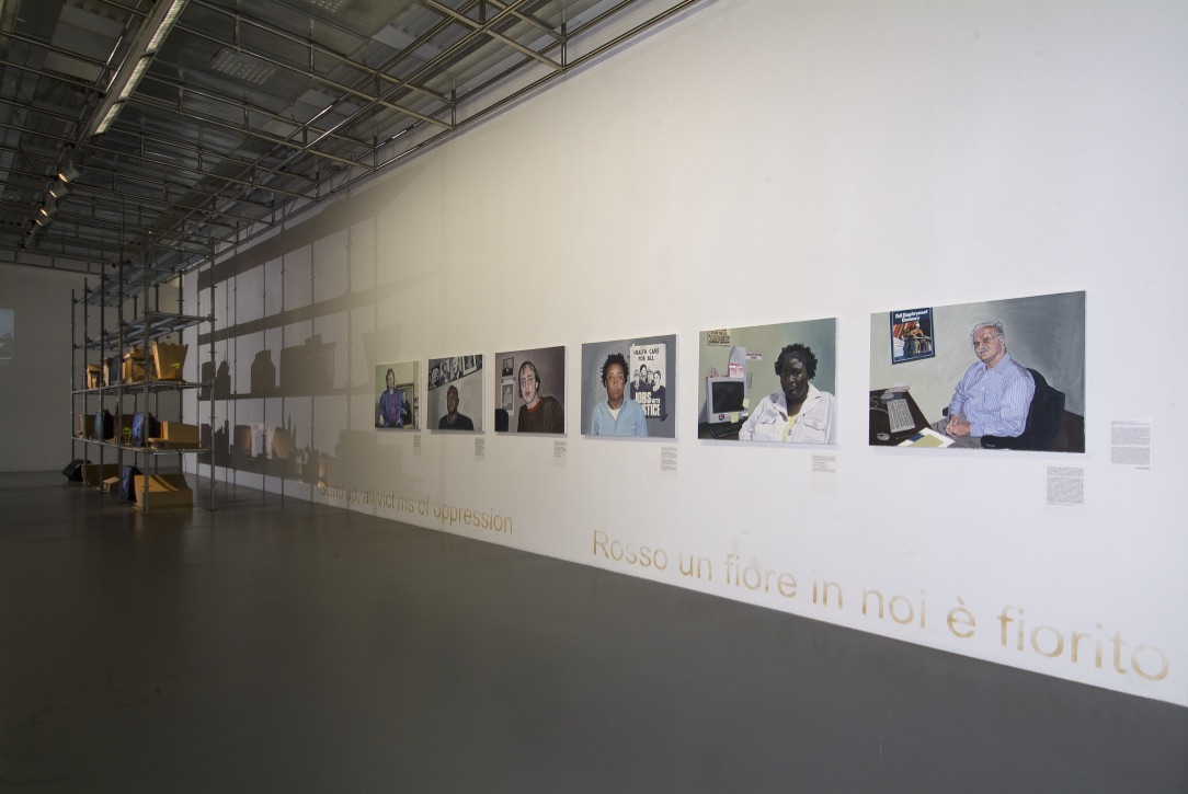 Progressive Nostalgia. Arte contemporanea dall’ex URSS, fotografie di allestimento, 2007
