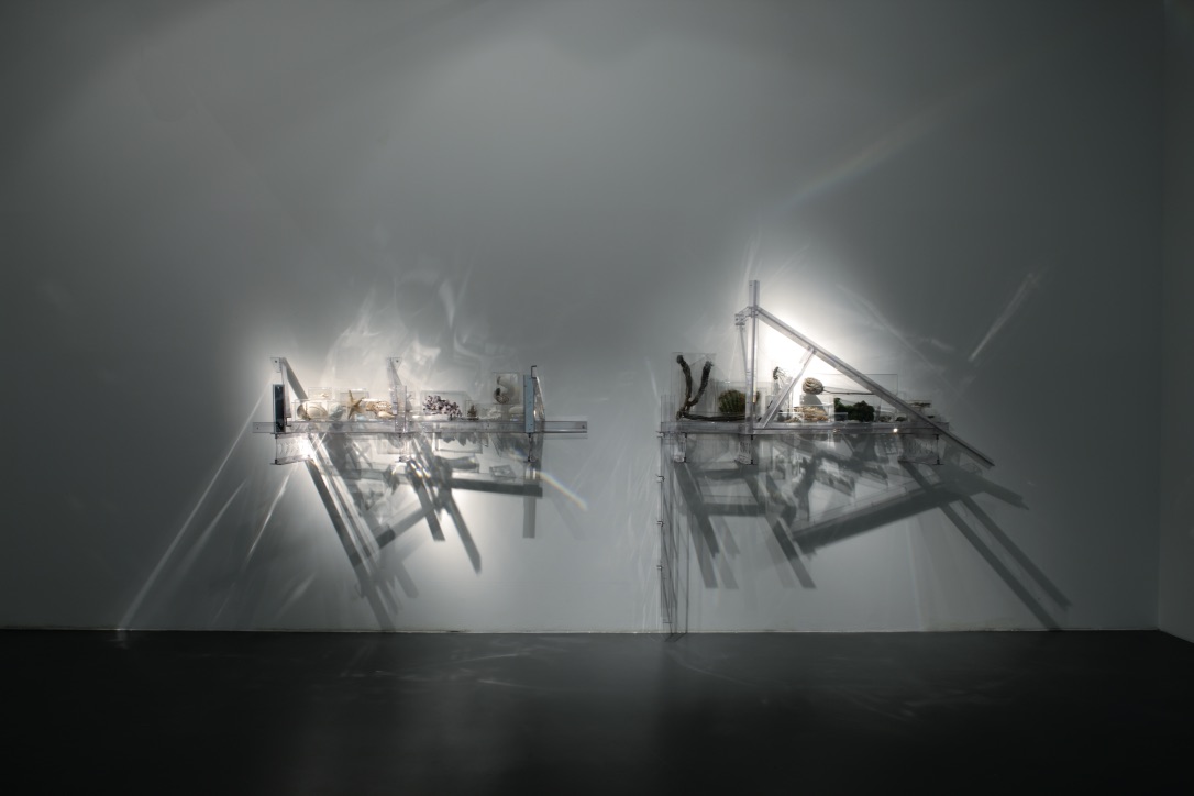 Loris Cecchini. Dotsandloops, fotografie di allestimento, 2009