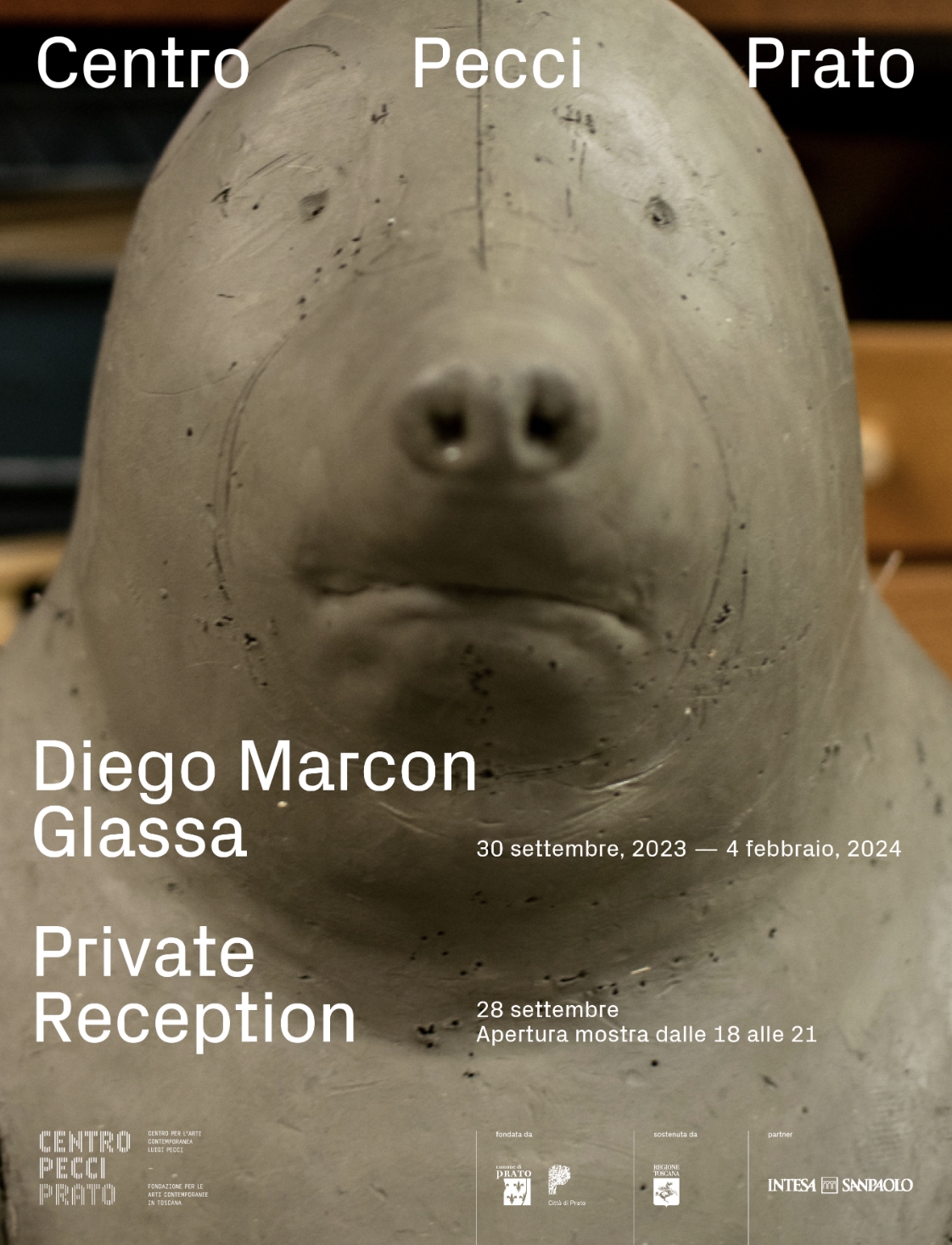 Diego Marcon. Glassa, private reception, 28 settembre 2023, invito digitale
