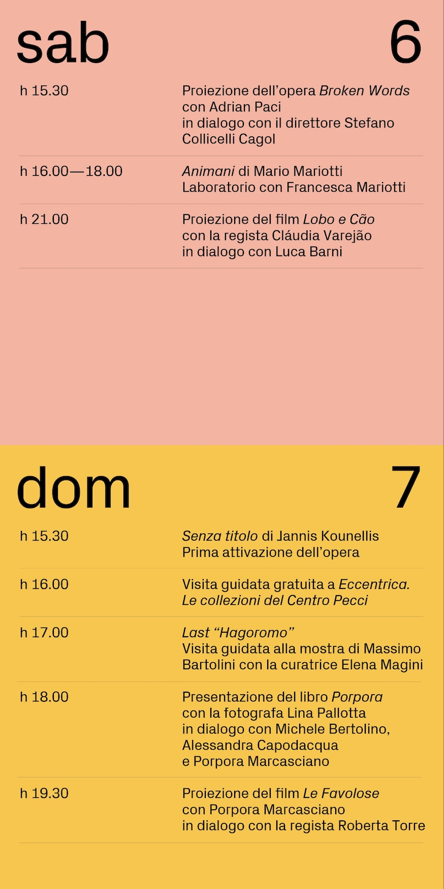 Centro Pecci Opening!, invito digitale, 5-7 maggio 2023, 2/2