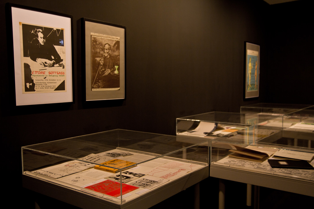I libri di Ettore Sottsass, fotografia di allestimento, 2013