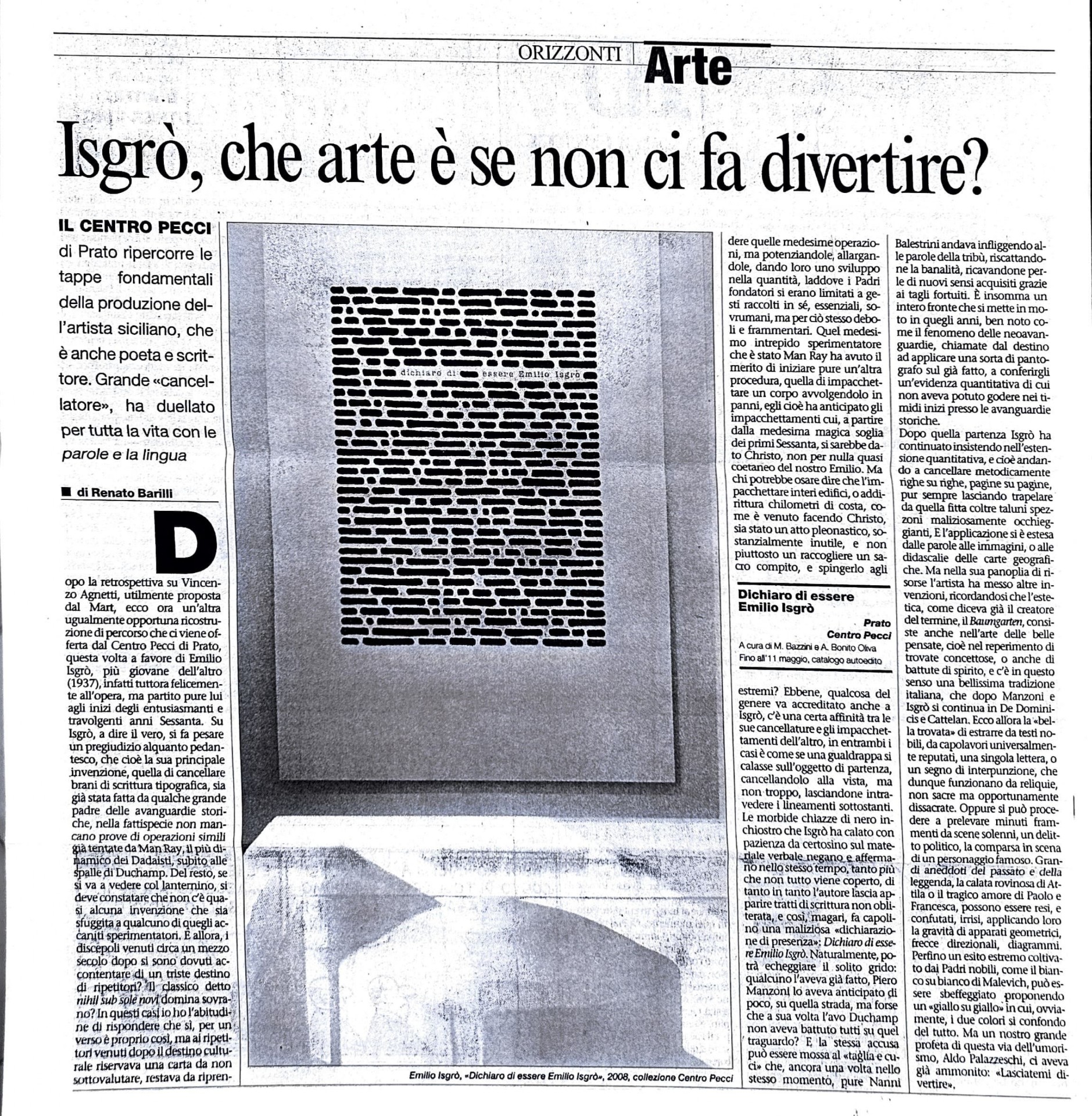 articolo Barilli