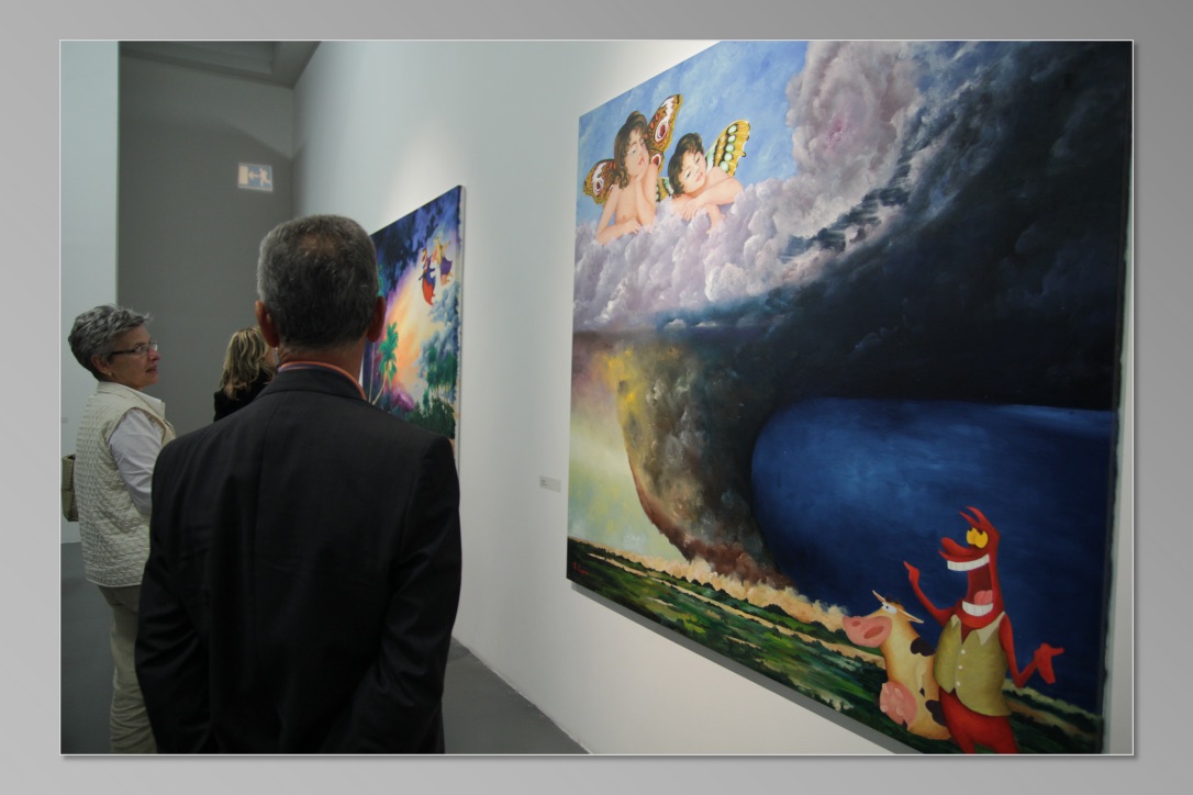 Athos Ongaro, fotografia dell'inaugurazione, ottobre 2011