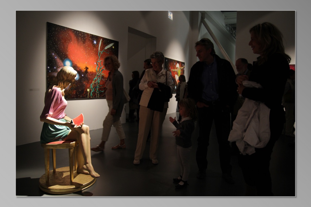 Athos Ongaro, fotografia dell'inaugurazione, ottobre 2011