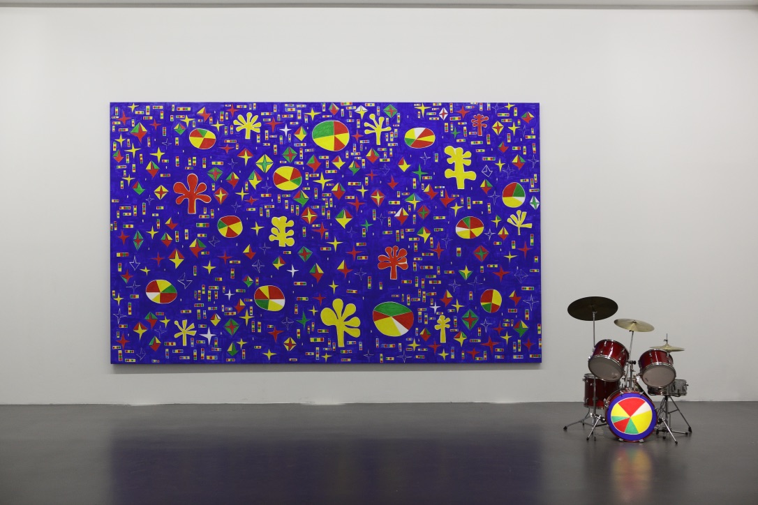 Nicola De Maria. I miei dipinti s'inchinano a Dio, fotografia di allestimento, 2011