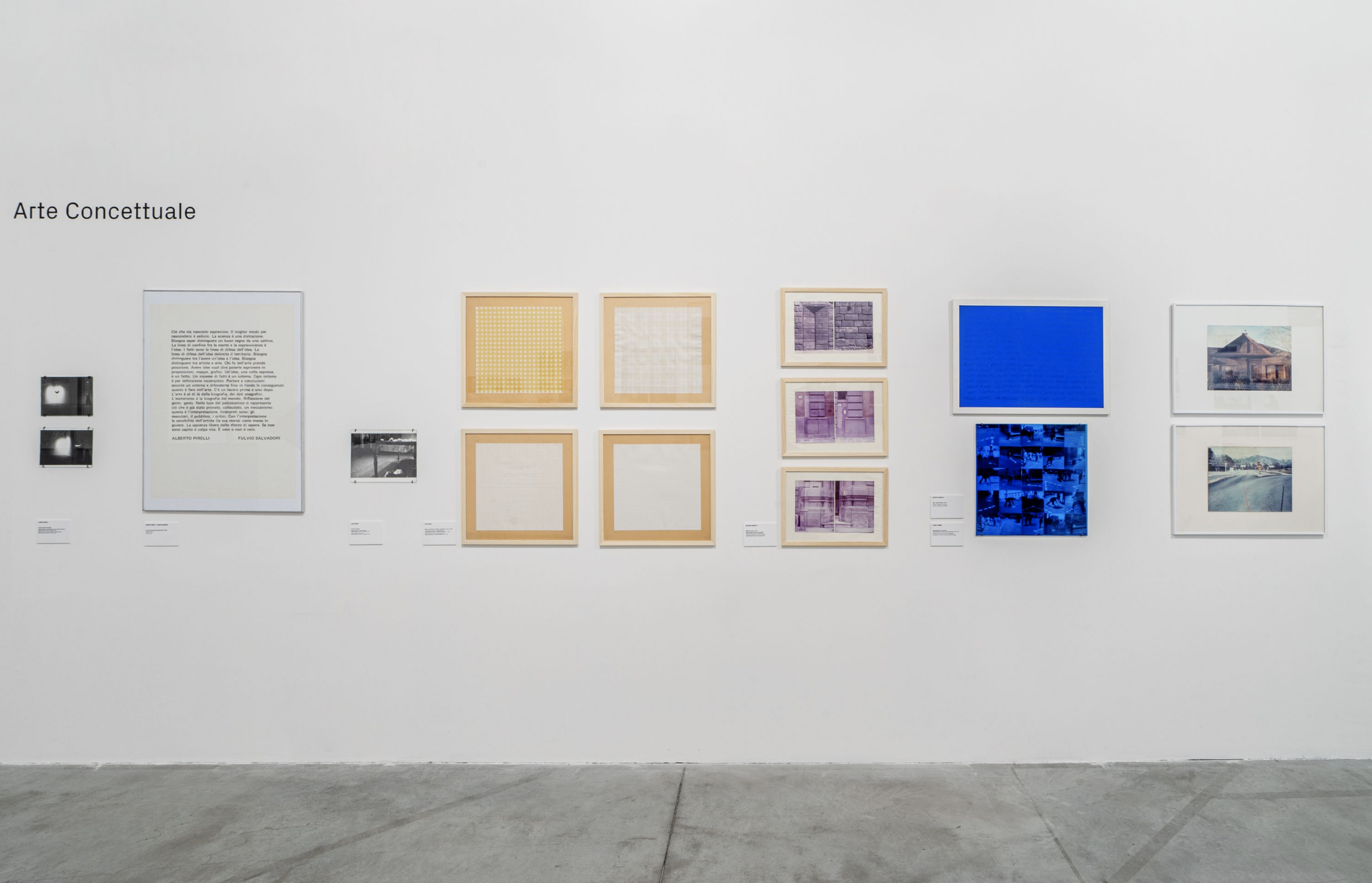 Schema 50. Una galleria fra le neo-avanguardie (1972-1994), fotografia di allestimento, 2022