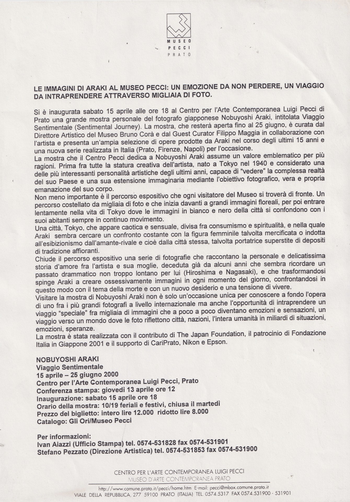 comunicato stampa