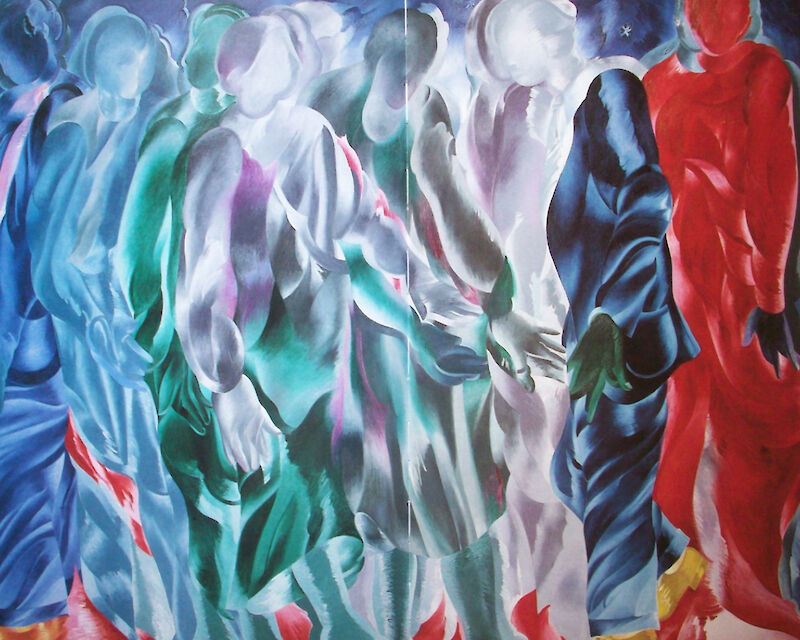 Umberto Buscioni, Le nostre ombre, 1991. Dono di Carlo Palli al Centro Pecci di Prato